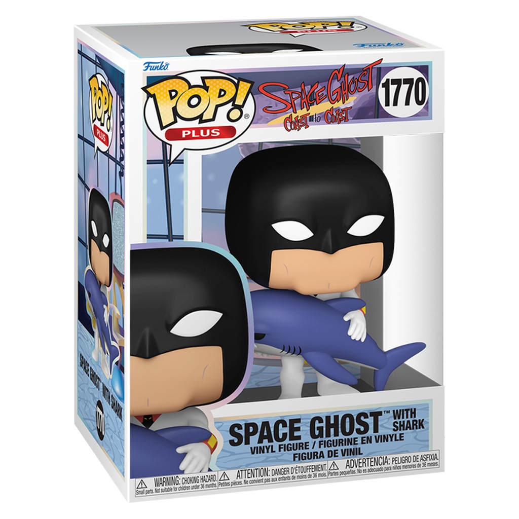 FUNKO POP SPACE GHOST PLUS SPACE GHOST W/SHARK 1770 NOVO ORIGINAL