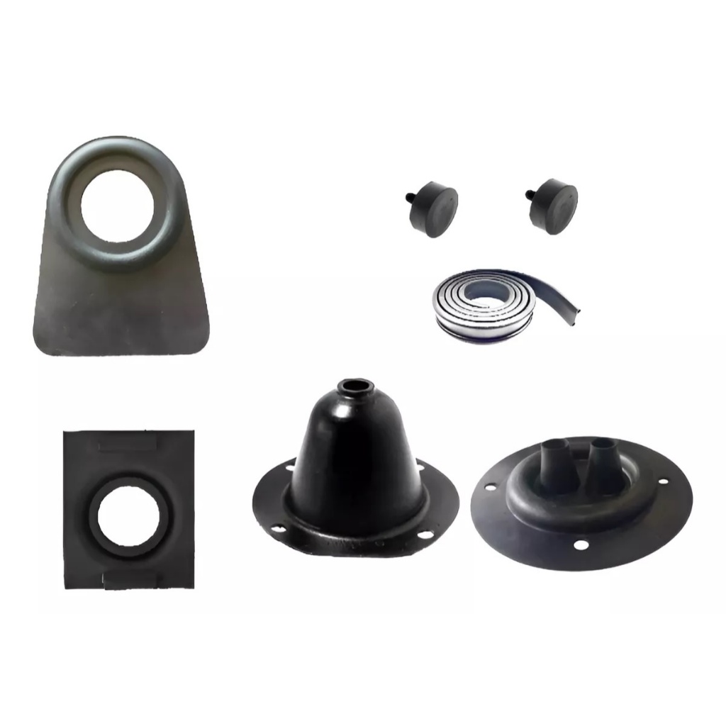 Kit Coifas Borrachas Batentes Gargalo Canote Jeep Willys Cj3 Cj5