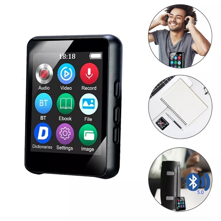Leitor De Mp3 E Mp4 Hifi Digital Com Tela De 1,77'' - detalhe