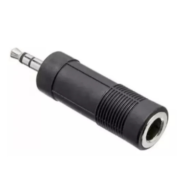 Plug Adaptador P10 Femea Para P2 Macho Estereo De Áudi