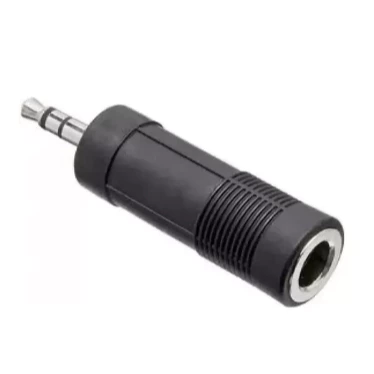 Plug Adaptador P10 Femea Para P2 Macho Estereo De Áudi