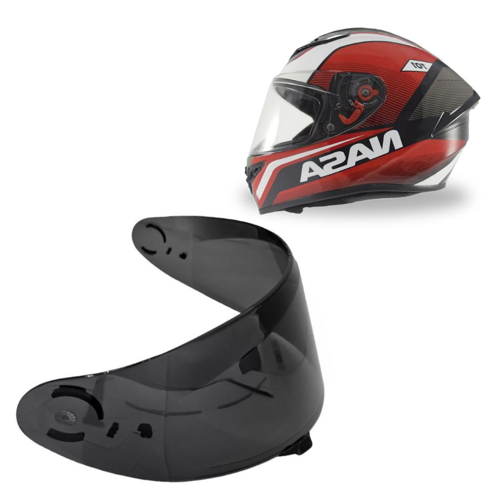 Viseira Polivisor P/ Capacete Nasa Ns 701 Nzi Trendy Antirrisco 2.2mm em Oferta na Shopee