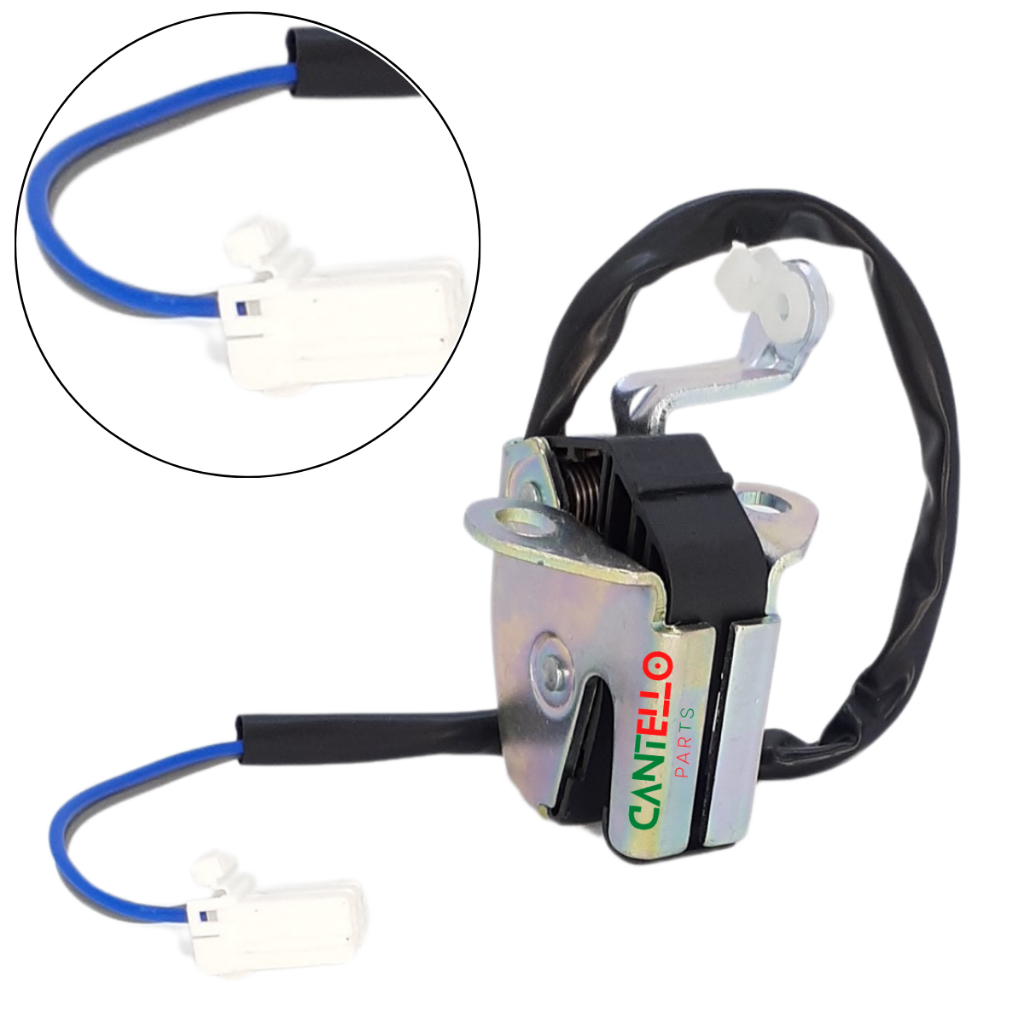 Fechadura mecânica da porta Bau Inferior Esquerda com micro switch 2 fios para Fiat Doblo 02/16