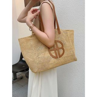 Bolsa saco feminina estilo palha , Bolsa tote super espaçosa com alça reforçada em Oferta na Shopee