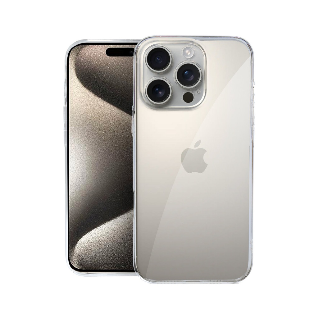 Capa Case Capinha de Acrílico Crystal Slim Gshield p/ iPhone 15 Pro – Fina, Transparente Não Amarela