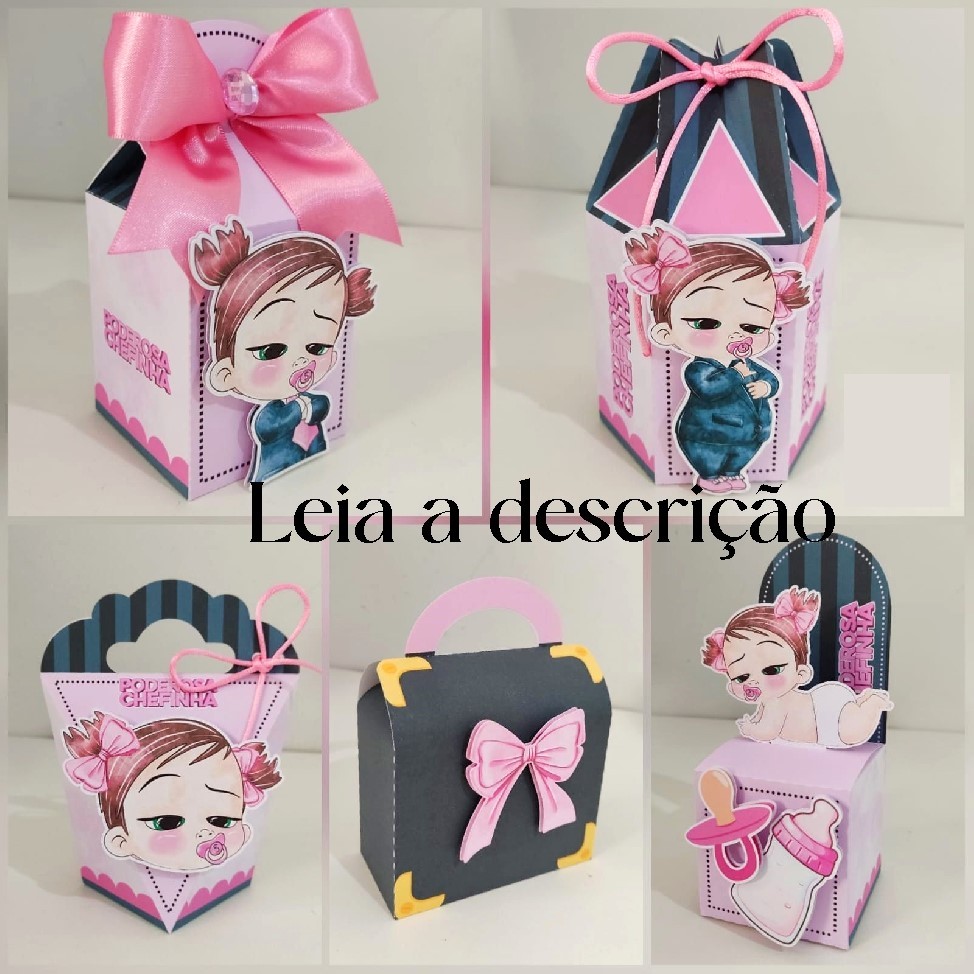 Kit PEGUE E MONTE poderosa chefinha | Lembrancinhas caixinhas personalizadas | festa Aniversário | Com ou Sem Aplique