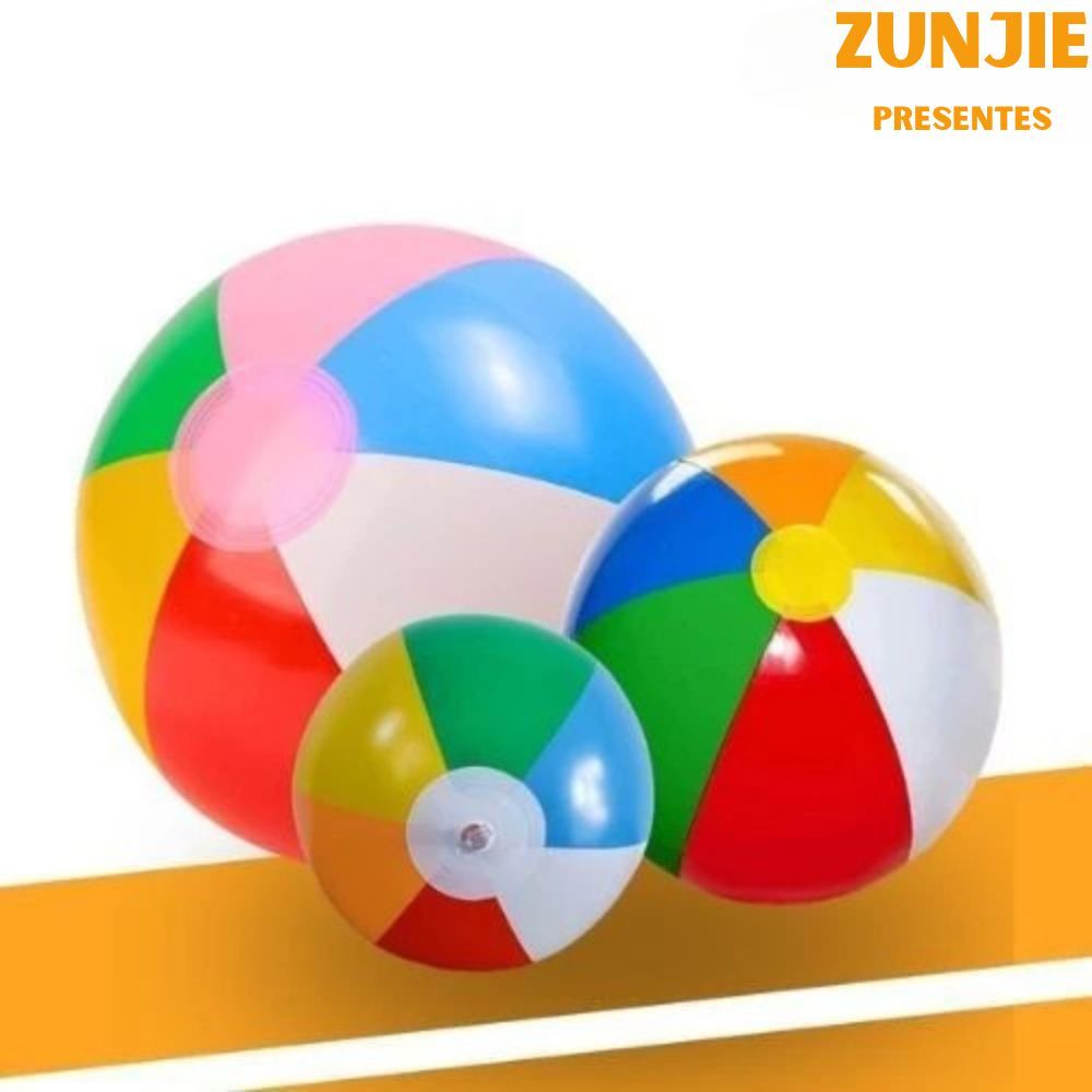 Bola Inflável De Praia Campo Piscina Colorida Para Brincar Diversos Tamanhos em Oferta na Shopee