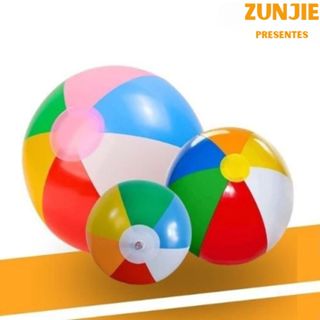Bola Inflável De Praia Campo Piscina Colorida Para Brincar Diversos Tamanhos em Oferta na Shopee
