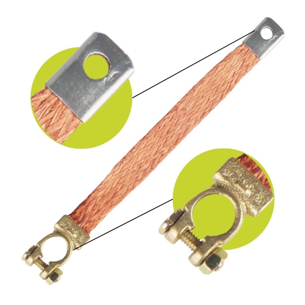 Cabo Terra Cordoalha Negativo Bateria Fusca Brasilia Kombi Variant Karmann Ghia Veraneio 30cm em Oferta na Shopee