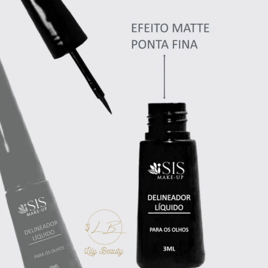 Delineador Liquido - Efeito Matte - Black Peel Off - Isis Rezende em Oferta na Shopee