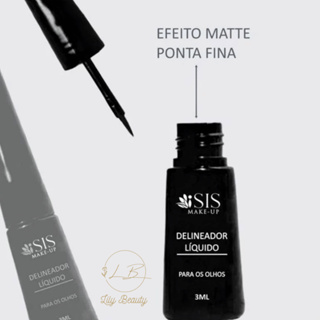 Delineador Liquido - Efeito Matte - Black Peel Off - Isis Rezende em Oferta na Shopee
