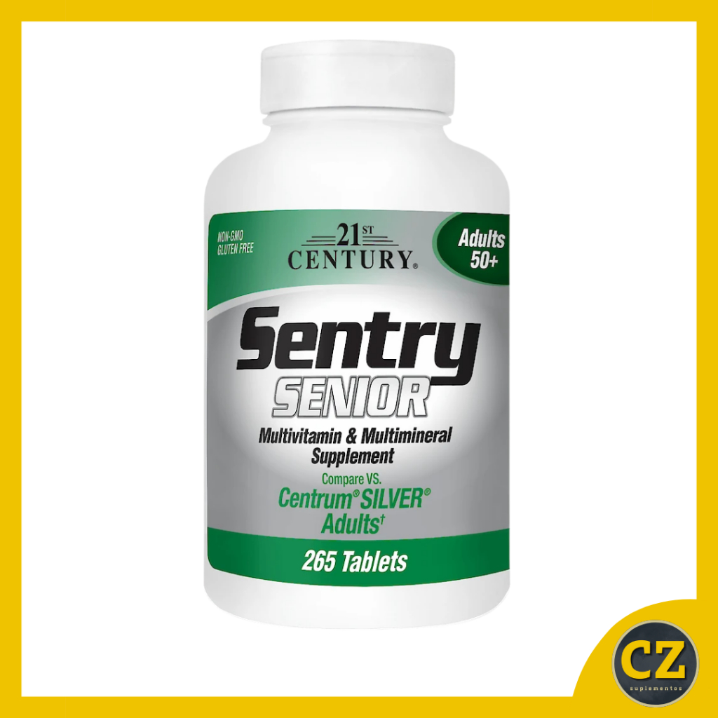 Sentry Senior Multivitamin & Multimineral (265 Tabletes) - 21st Century
