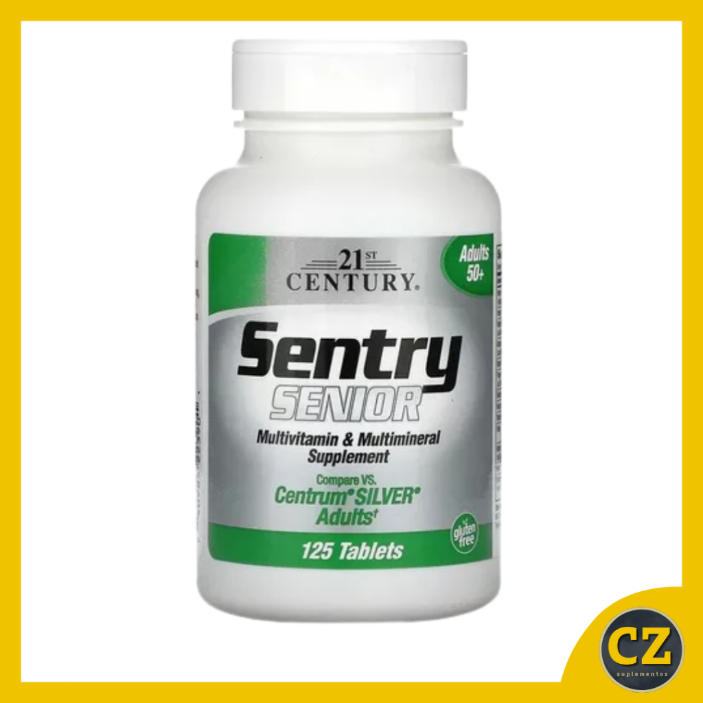 Sentry Senior Multivitamin & Multimineral (125 Tabletes) - 21st Century