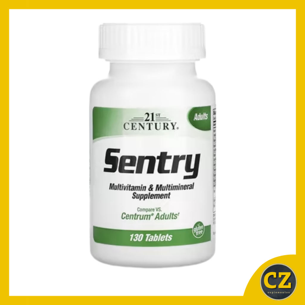 Sentry Multivitamin Multimineral (130 Tabletes) - 21st Century