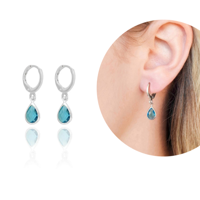 Brinco Turmalina Azul: Onde Comprar | BuscaProdutos