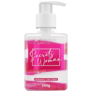Gel Aromatizante Beijável Corpo Morango Com Creme Secrets Woman Swiss Beauty em Oferta na Shopee
