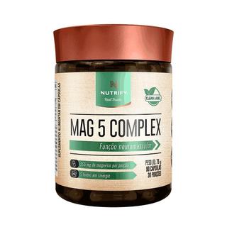 Nutrify Complexo Mag 5 - Fontes de Magnésio Equilíbrio e Bem-Estar - 90 Cápsulas em Oferta na Shopee