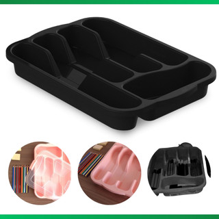 Organizador De Talheres Plastico Cozinha Para Garfo Faca Colher