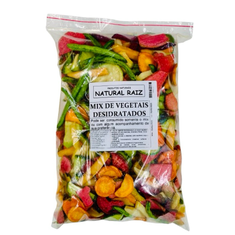 Mix De Vegetais Desidratados 1kg Crocante 100% Natural