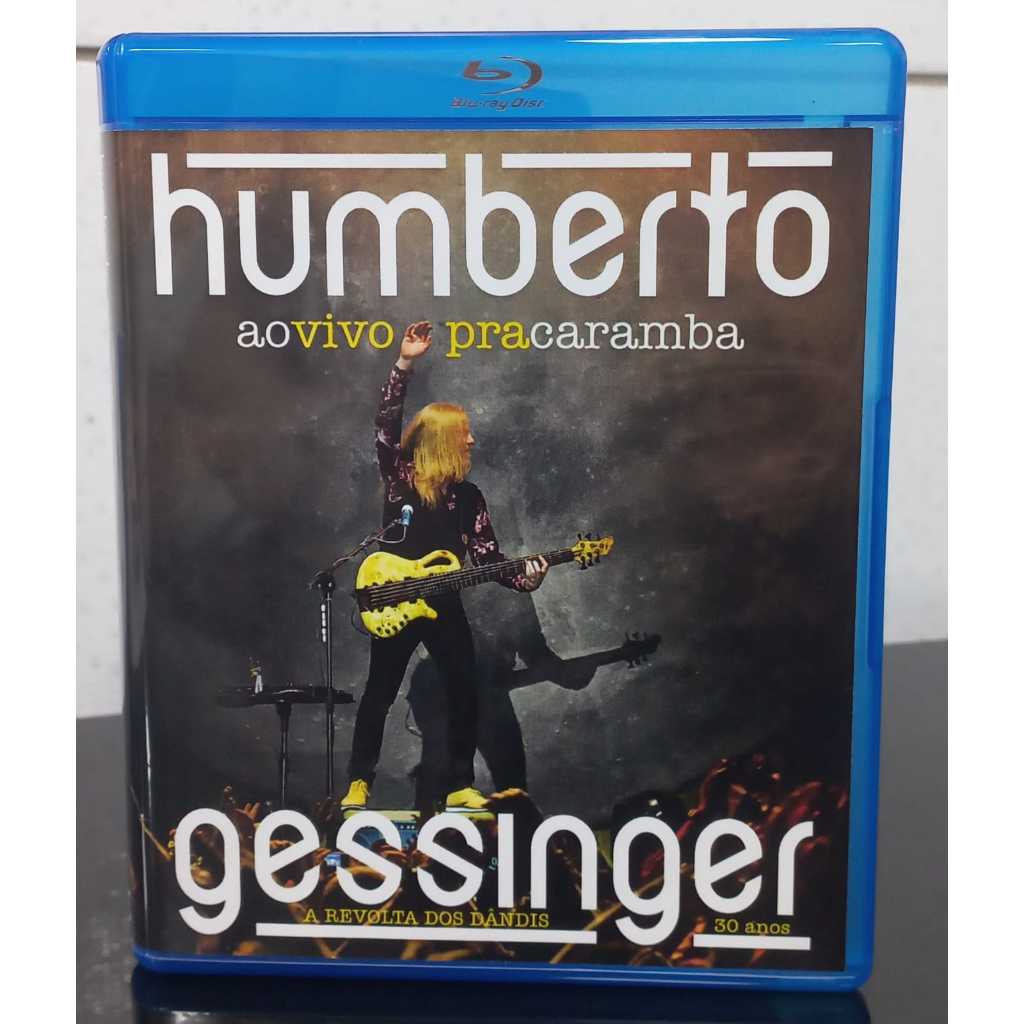 Blu-ray HUMBERTO GESSINGER ( Engenheiros do Hawaii ) - Ao Vivo Pra Caramba - A Revolta dos Dândis 30 Anos