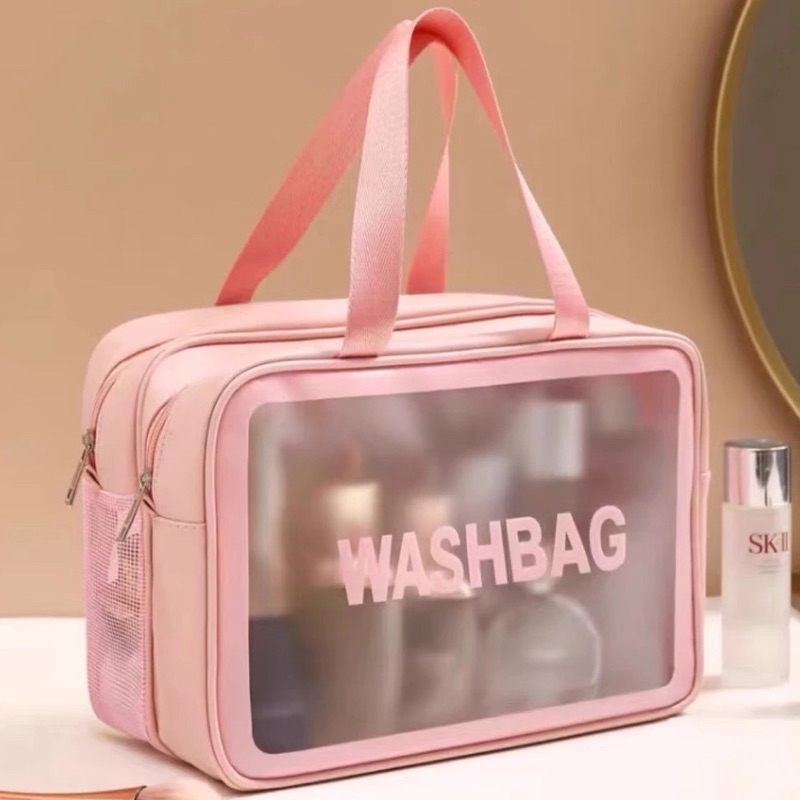 Bolsa Para Maquiagem Grande De Dupla Camada À Prova D'água