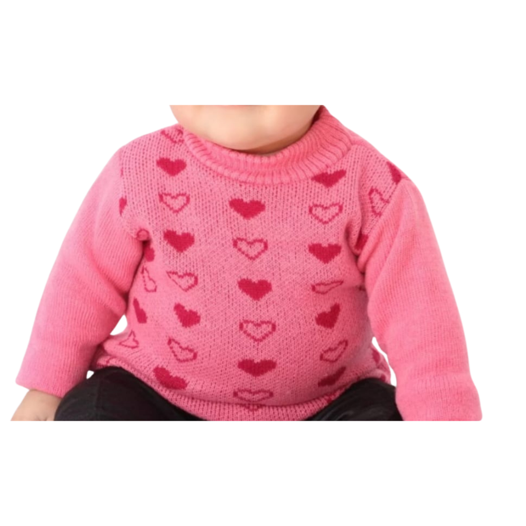 blusa de lã infantil para bebe menina e menino