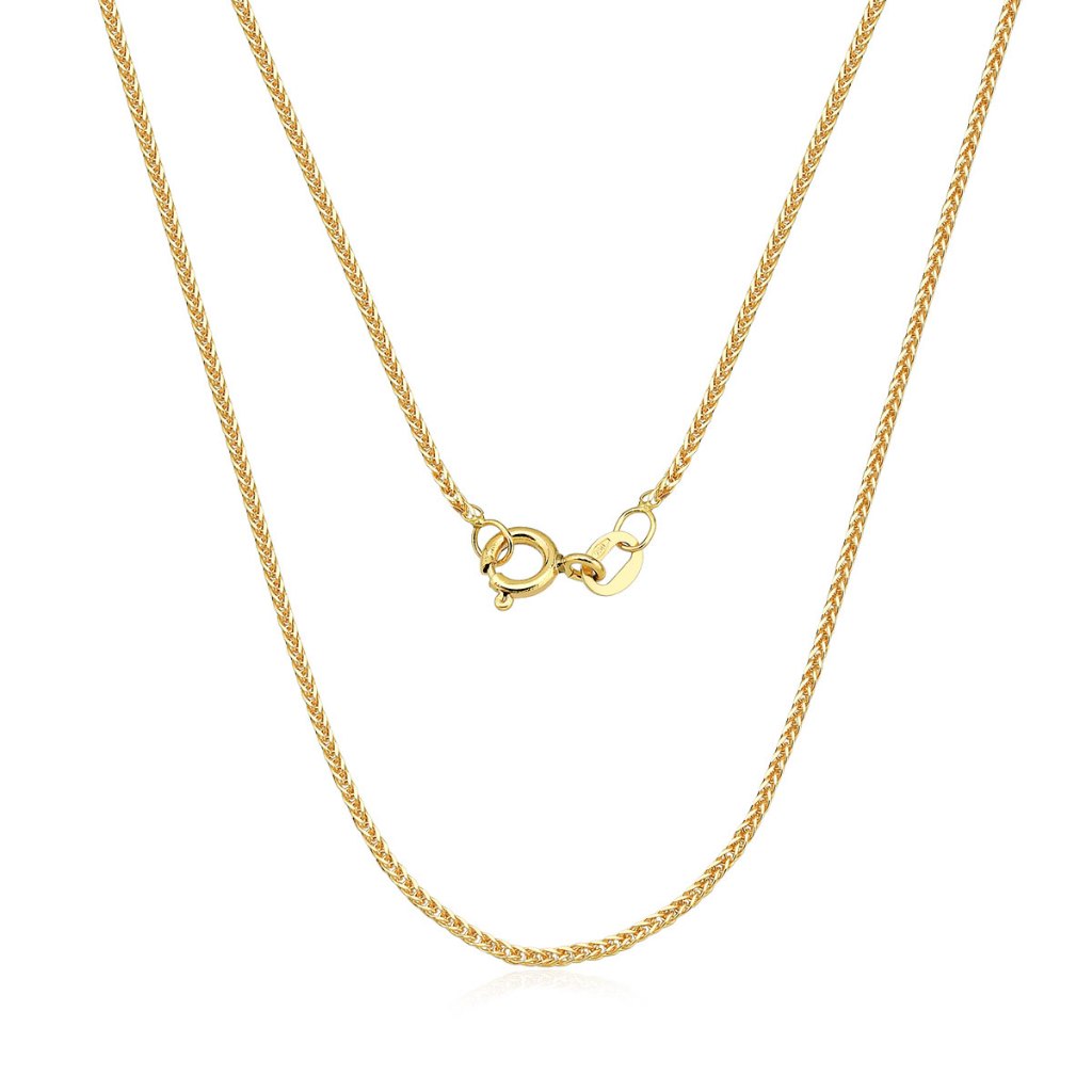 Corrente de Ouro 18k Rabo de Raposa com 1mm em Oferta na Shopee