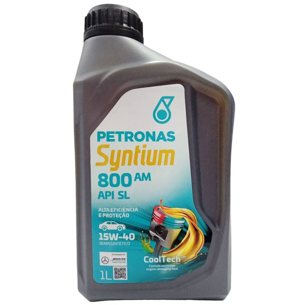1 Litro Oleo De Motor Semisintético 15w40 Petronas Syntium API SL em Oferta na Shopee
