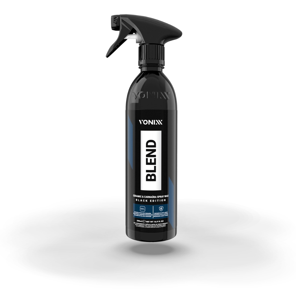 Blend Black Wax Spray Edition Cera Líquida Carnaúba Proteção Brilho Hidrorrepelência 500ml Vonixx
