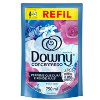Amaciante de Roupa Concentrado Refil Downy 750ml em Oferta na Shopee