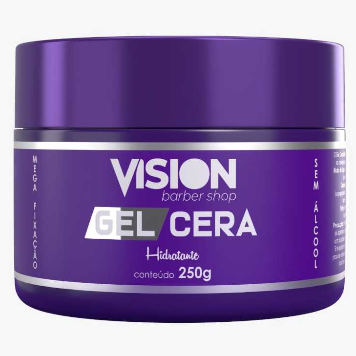 Gel Cera Hidratante Vision Barber Shop 250g - Unidade