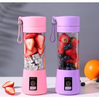 mini liquidificador portátil shake 6 laminas + cabo usb em Oferta na Shopee