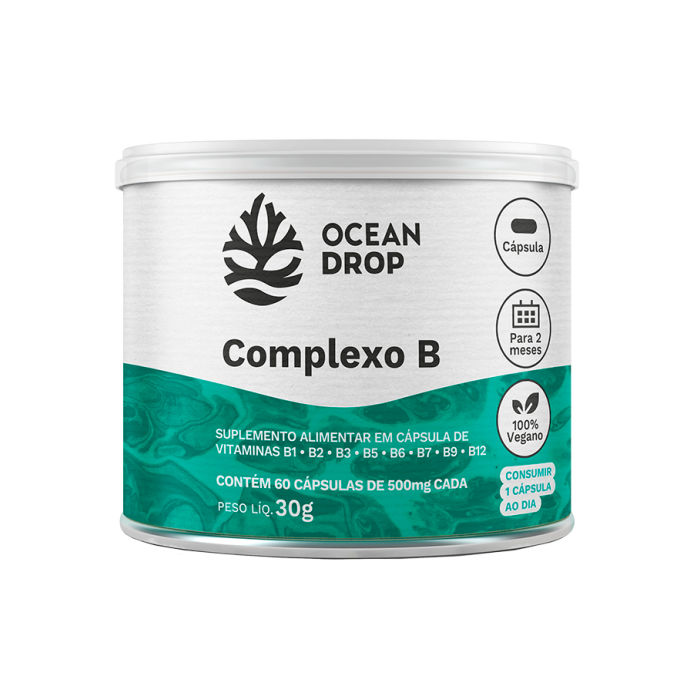 Multivitamínico Complexo B 60 Cápsulas - Ocean Drop em Oferta na Shopee
