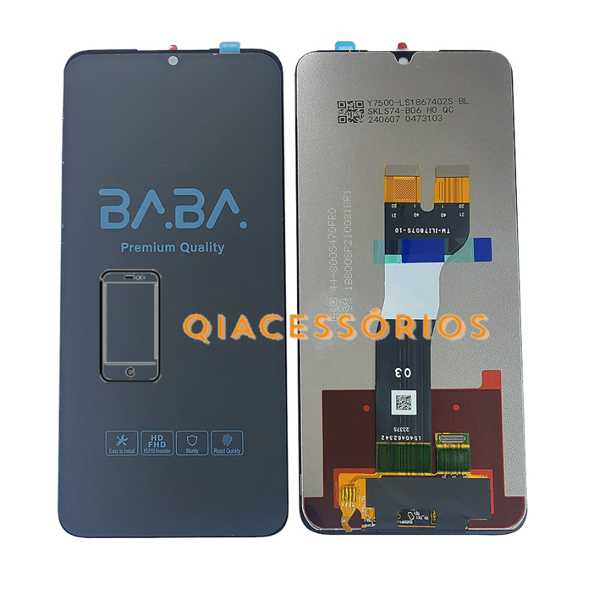 Display Tela Frontal Vidro Touch Completo Galaxy A05s A057 SEM ARO Original Envi