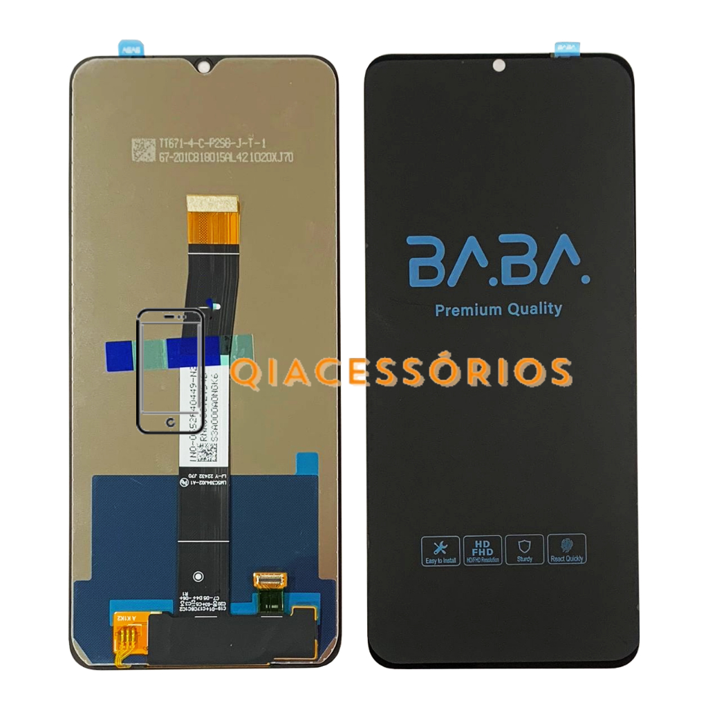 Display Tela Frontal Touch Completo Xiaomi Redmi 12C / Poco C55 SEM ARO Original Pronta Entrega em Oferta na Shopee