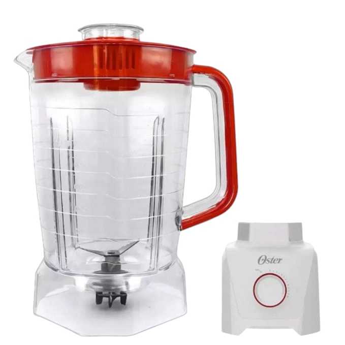 Copo Liquidificador Compatível Com Oster Power 1100 Full OLIQ605 Vermelho ***SOMENTE O COPO***