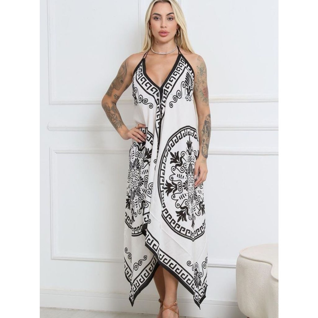 vestido linco indiano