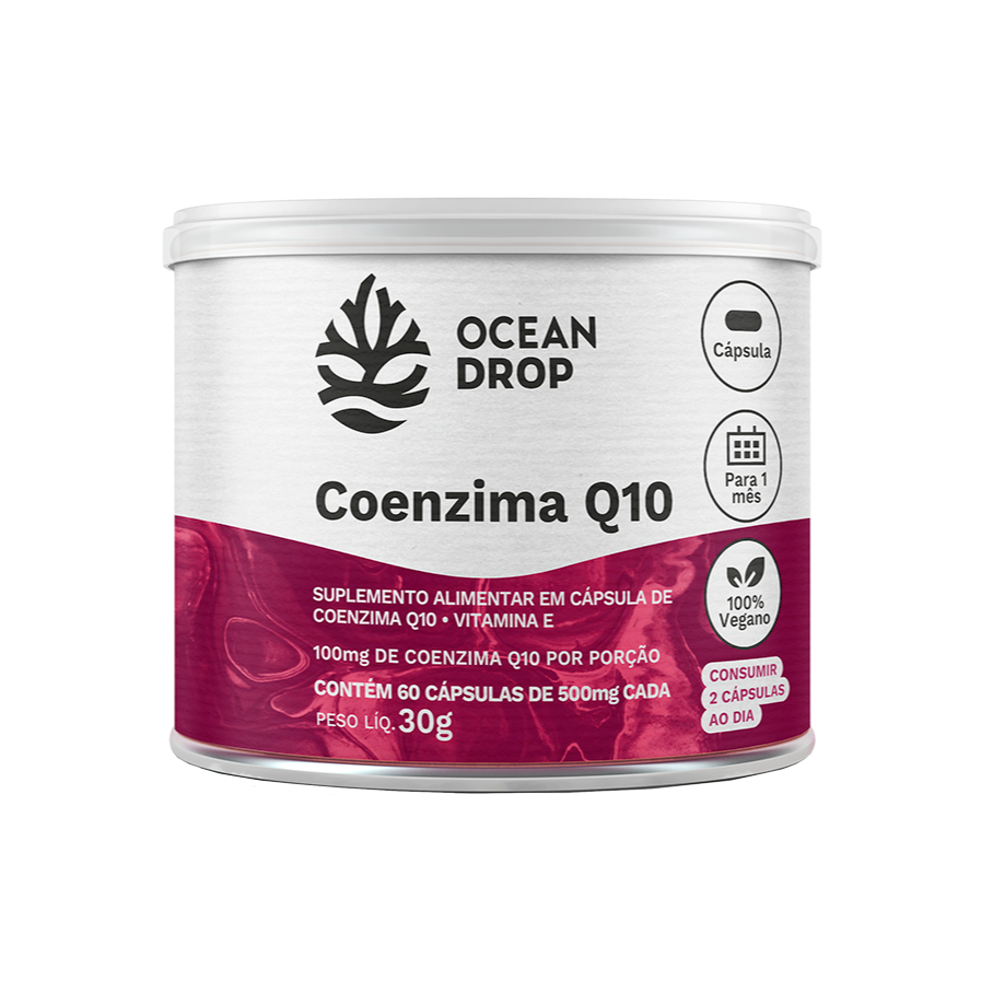 Coenzima Q10 - 60 Cápsulas - Ocean Drop - Health