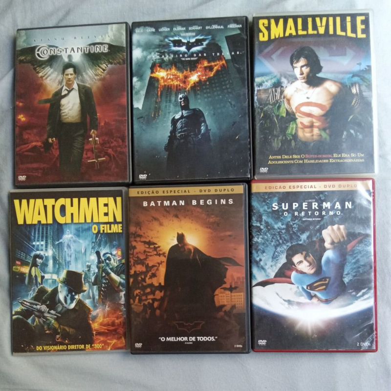 DVD DC Detective Comics Vertigo Batman Superman Watchmen Smallville
