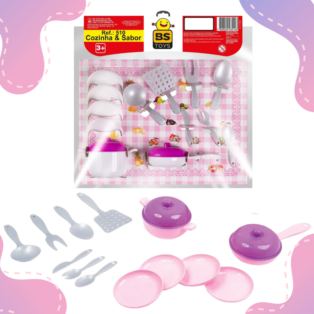 Brinquedo Infantil Jogo de Cozinha Panelinhas 13 Peças brinquedo de menina e menino casinha