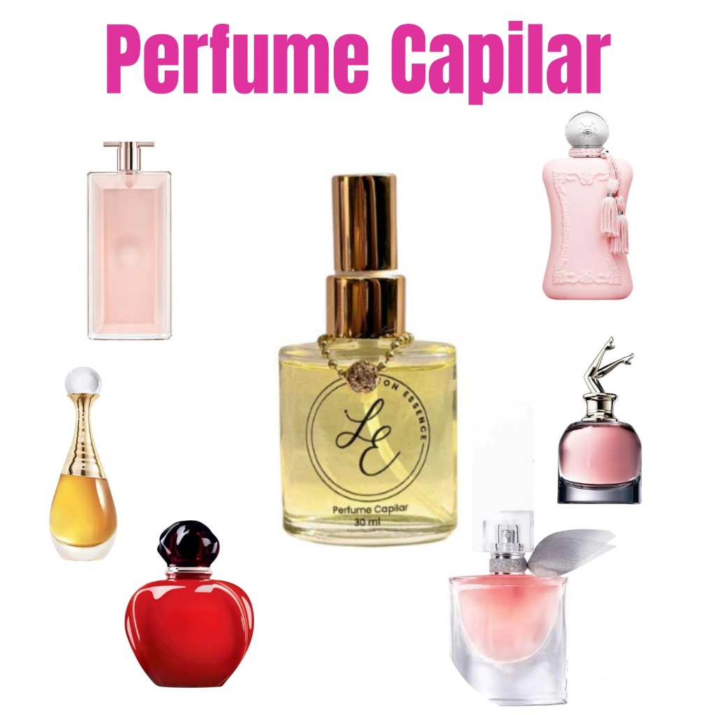 PERFUME CABELO Spray Capilar Brilho Cheiroso 30ml Perfume Capilar