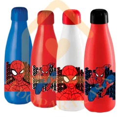 Garrafa Squeeze Homen Aranha Capitão America 600Ml Lancheira Escolar Infantil Adulto Academia