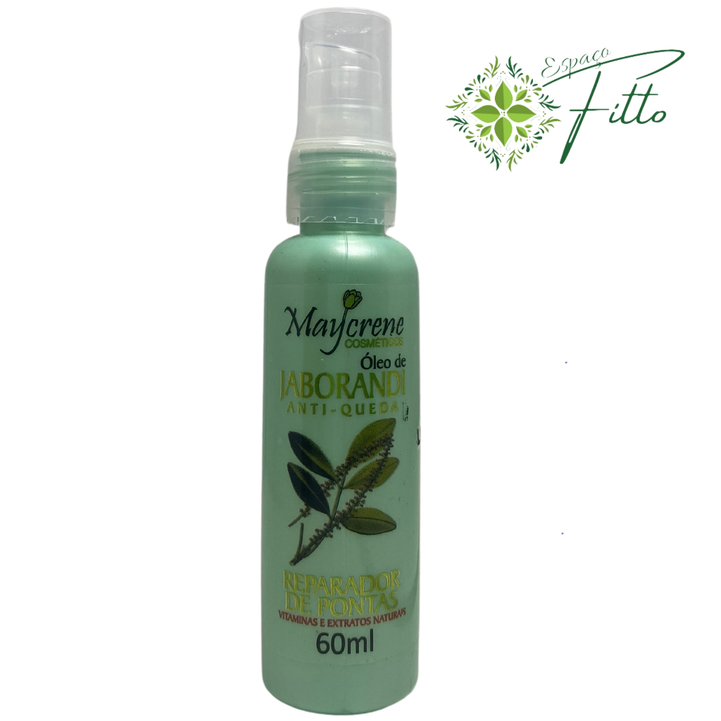 Óleo Reparador de pontas Jaborandi 60ml - Maycrene Antiqueda em Oferta na Shopee