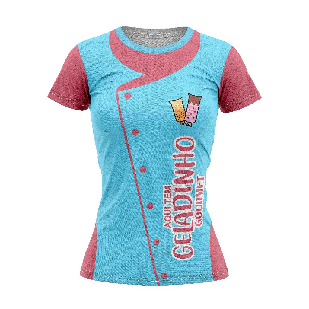 Camisa Camiseta JALECO GELADINHO GOURMET PROFISSÃO em Oferta na Shopee