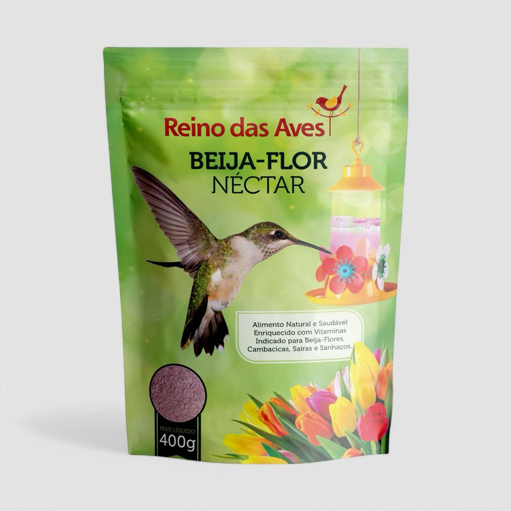 Ração Beija Flor Néctar Refil 400g em Oferta na Shopee