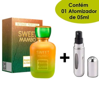 Perfume Sweet Mambo EDT 100ml Paris Elysees + 01 Atomizador 05ml em Oferta na Shopee