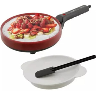 Panquequeira  Omeleteira Sem Oleo Britânia Crepioqueira Tapioqueira Elétrica Vermelho em Oferta na Shopee