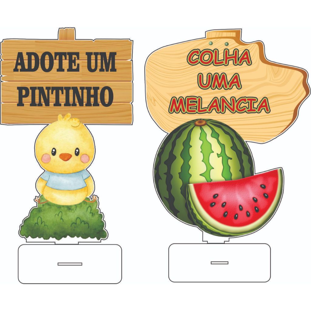 Display Adote um Pintinho + Colha uma Melancia 25 cm em Oferta na Shopee