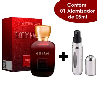 Perfume Bloody Mary Paris Elysees  EDT 100ml  + 01 Atomizador 05ml em Oferta na Shopee