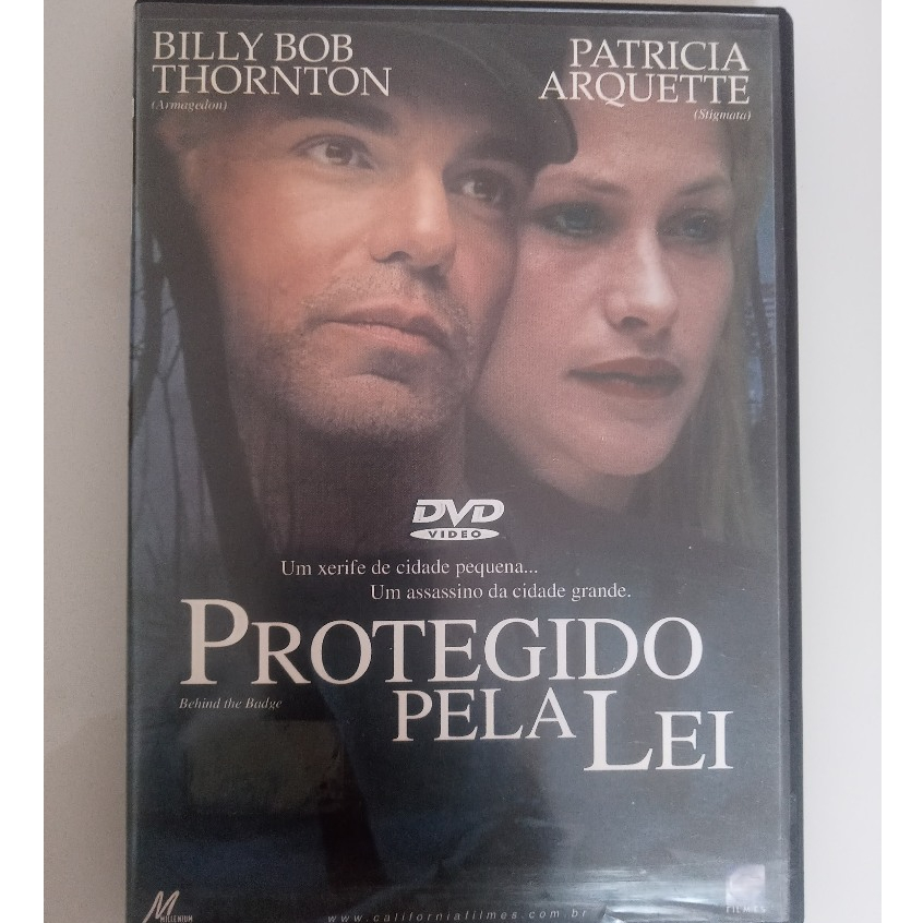 Protegido pela lei - dvd de locação - Billy bob thornton - patricia arquette